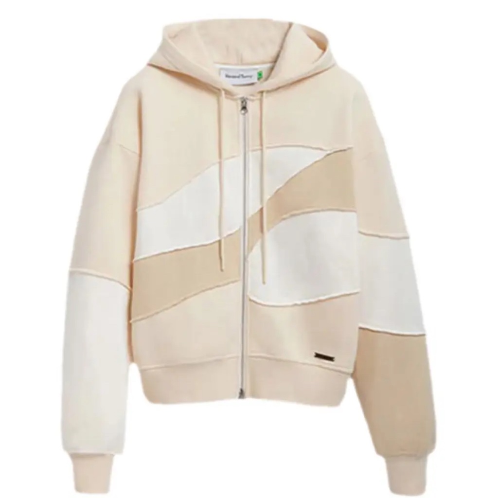Free People Hoodie Patchwork Landscape Jacket